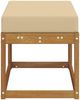vidaXL Outdoor Hocker Bank Massivholz Akazie Natur 900667 Bild 4