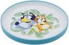 Bluey Kinder Teller mit rutschhemmender Basis Premium Bicolor für Esstisch und Alltag Bild 2