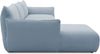 DOMO. collection Ecksofa 800 022, Modulsofa in L-Form mit Taschenfederkern und attraktiver Biese-Naht, Sofa, Polsterecke, Eckcouch 276 x 168 x 79 cm (BxTxH), hellblau Bild 5