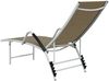 vidaXL Sonnenliege Textilene und Aluminium Taupe 310523 Bild 5
