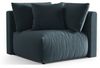 Micadoni Eckmodul Chris 1-Sitzer Samt Pastellblau Bild 2