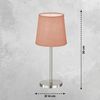 FHL easy 850226 Tischleuchte Eve nickel rosa 30cm Bild 3