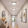 RGB LED Deckenlampe, Fernbedienung, dimmbar, nickel, H 3,5cm Bild 4