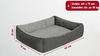 elGiga Hundebett Tommy - Innenkissen herausnehmbar & waschbar - L 110 x 75 cm Bild 2