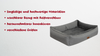 elGiga Hundebett Tommy - Innenkissen herausnehmbar & waschbar - L 110 x 75 cm Bild 3
