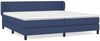 Boxspringbett mit Matratze Stoff Blau 200x200 cm, Härtegrad: H2 [3126115] Bild 2