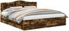 vidaXL Bettrahmen Geräucherte Eiche 180 x 200 cm Ingenieurs Holz 3412981 Bild 2
