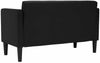 vidaXL Zweisitzer-Sofa Schwarz 111 cm Stoff 4100562 Bild 5
