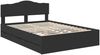 vidaXL Bettrahmen mit Schubladen Schwarz 140 x 200 cm Ingenieurs Holz 3412999 Bild 4