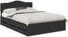 vidaXL Bettrahmen mit Schubladen Schwarz 140 x 200 cm Ingenieurs Holz 3412999 Bild 2
