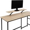 tectake Schreibtisch Melrose (1-St, 1 tlg), Rustikaler Eckschreibtisch im schlichten Industrie-Stil Bild 3