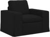 vidaXL Sofa Schwarz 103 x 80 x 82 cm Stoff 42024378 Bild 2
