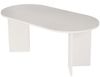 Elegant White Dining Table, 180 x 75 x 89.5 cm | 100% Melamine Coated Particle Board, 25 mm Thick | Perfect for Modern Dining Spaces Bild 5