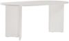 Elegant White Dining Table, 180 x 75 x 89.5 cm | 100% Melamine Coated Particle Board, 25 mm Thick | Perfect for Modern Dining Spaces Bild 2