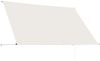 vidaXL Einziehbare Markise 250×150 cm Creme 143766 Bild 4