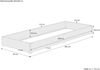 Funktionsbett Bettrahmen Fichte 80x200 Gästebett Bodenbett mit wählbarem Zubehör V-60.69-08Rollrost inkl. Bild 3