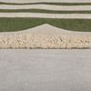 KADIMA DESIGN Wollteppich WENSUM Wohnzimmerteppich Naturfaser weich edel 120x120 Grün-Beige, Rund, Höhe: 11 mm, 100% Wolle, 7 mm Kurzflor, fußbodenheizungsgeeignet, hochwertig Bild 3