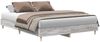 vidaXL Bettgestell ohne Matratze Grau Sonoma 150x200 cm Holzwerkstoff 3328713 Bild 2