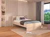 Vente-unique - TENALIA Bett Holz, Platte Beige - B 216,8 cm x H 88,6 cm x L 151,5 cm Bild 2