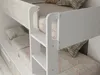 Vente-unique - TINOLI Bett Holz, Platte BeigeWeiß - B 108,5 cm x H 147 cm x L 205,6 cm Bild 5