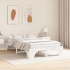 vidaXL Bettrahmen Weiß 120 x 200 cm Massives Kiefernholz 872948 Bild 3