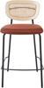 Set mit 2 Barstühlen MAYETTA Rattan Orange Bild 5