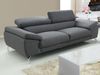 Vente-unique - Sofa 3-Sitzer - Stoff - Grau - GRETEL Bild 2
