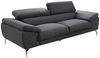 Vente-unique - Sofa 3-Sitzer - Stoff - Grau - GRETEL Bild 1
