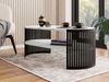 Couchtisch Fahugin Oval I (Farbe: Schwarz / Bianco Marmor) Bild 2