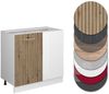 Eckunterschrank R-Line Artisan-Eiche 86 cm ohne Arbeitsplatte Vicco Bild 5