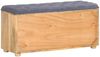 vidaXL Flurbank 100×35×47 cm Mango Massivholz 285891 Bild 3
