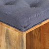vidaXL Flurbank 100×35×47 cm Mango Massivholz 285891 Bild 4