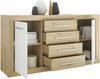 Sideboard >Frieda< in Artisan Eiche - 168x89x46cm (BxHxT) Bild 4