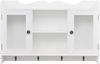 MDF Wandschrank Bücher/DVD/Gläser Aufbewahrung weiß Bild 3