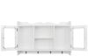 MDF Wandschrank Bücher/DVD/Gläser Aufbewahrung weiß Bild 4