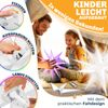 KESSER® Leuchtstern 3D, LED Weihnachtsstern mit Timer für innen und außen, Adventsstern Beleuchtet hängend Stern + Warmweiß Licht Bunt / mit Fernbedienung, 45cm Bild 3