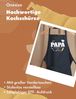 Youth Designz Grillschürze Herren Schürze Bei Papa Schmeckt es am besten Print Kochschürze, mit lustigem Spruch & Logo Aufdruck Bild 3