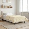 vidaXL Winterbettdecke Creme 140 x 220 cm Mikrofaser und Teddy-Fleece 42026367 Bild 4