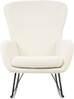 Schaukelsessel ANASET Bouclé Creme Bild 5