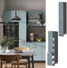 Apothekerschrank R-Line Blau-Grau 30 cm Vicco Bild 2