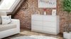ibonto NACHTKOMMDE Weiss 40x120x73,5cm (H 73.5 x T 40 x B 120 cm) Bild 2