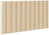 vidaXL Wanddisplay-Case mit Regal Beige 98 x 4,5 x 55 cm Holzwerkstoff 42015608 Bild 2