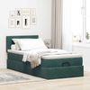 vidaXL Ottoman-Bett mit Matratze Dunkelgrün 80x200 cm Samt 3311666 Bild 3
