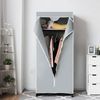 COSTWAY Stoffschrank Keiderschrank mit Kleiderstange & Ablage, 172 x 74 x 50 cm Bild 2