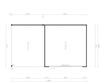 Fjordholz Gartenhaus Modell Q-BIC Alu 44 A + SD Bild 2