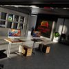 Rheinland Möbel Statio Schreibtisch 80x80 cm höhenverstellbar ±10 mm in Buche – kompakter Bürotisch für Homeoffice & Büro, C-Fuß, Kabelwanne, einfache Montage, FSC® zertifiziert Bild 5