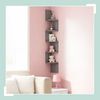 Relaxdays Eckregal Wand 5 Etagen Bild 3