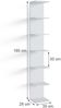Vicco Wandregal mit 7 Ebenen, Spannplatte weiß matt, 30 x 190 x 28 cm Bild 3