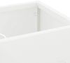 vidaXL Regenschirmständer mit Speicher Weiß 15,5 x 15,5 x 49 cm Stahl 868493 Bild 5