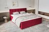 99rooms Bergamo Boxspringbett Cordstoff AMBIENCE Rot 200x200 cm Schaum Topper 6 cm Bild 3